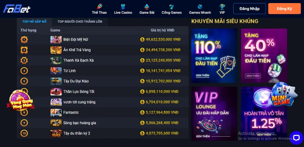 Trò chơi Bắn Cá e28vn